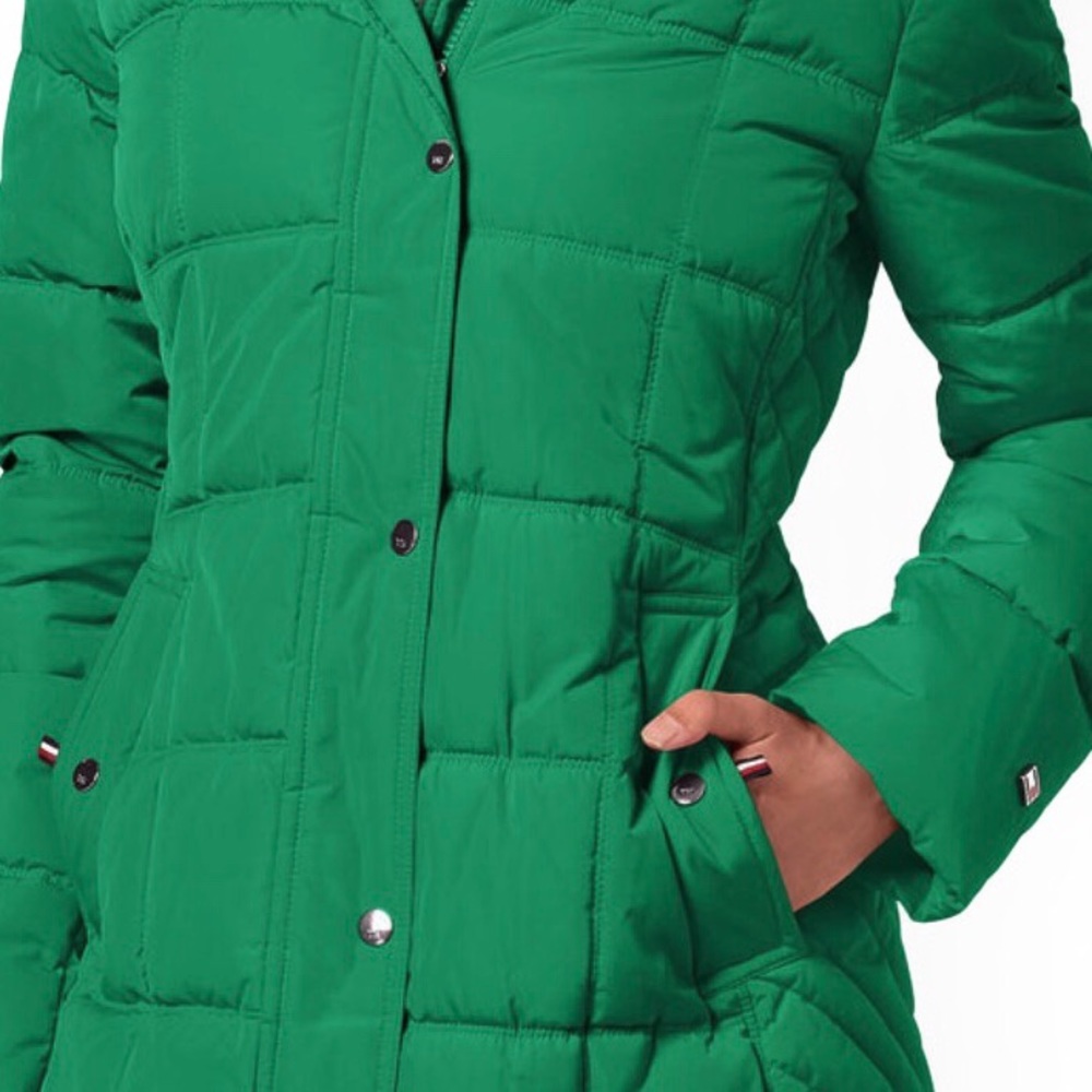 TOMMY HILFIGER Women's Faux-Fur-Trim Hooded Puffer Coat